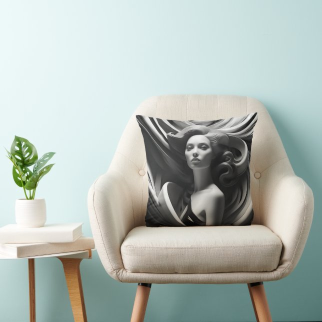 Abstrakt Dam Pillow Kudde (Stol)
