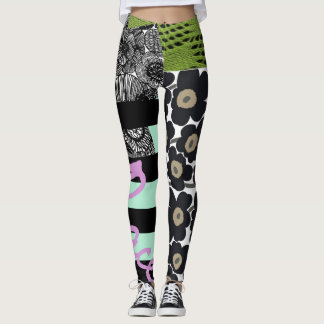 Abstrakt damasker för FRED Leggings