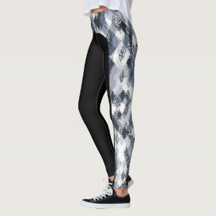 Abstrakt damasker för rand för leggings