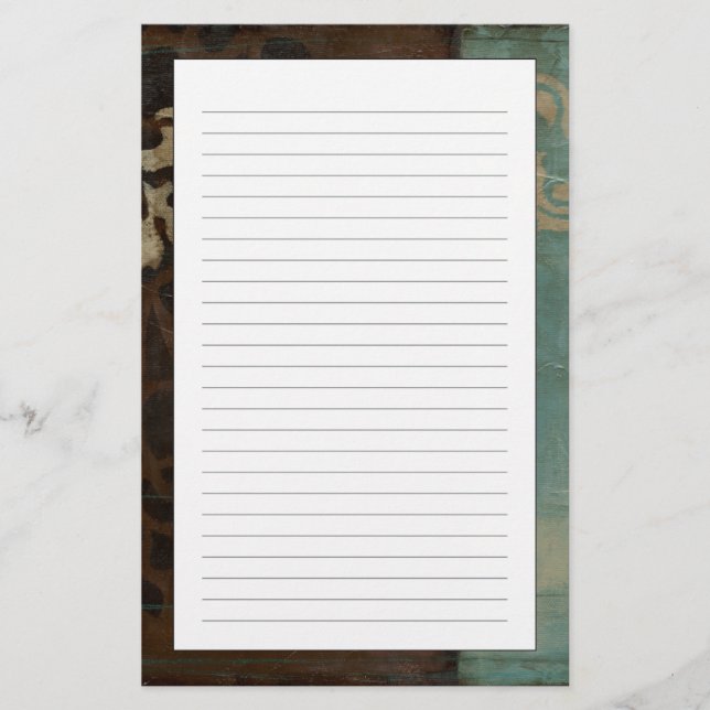 Abstrakt Damaskus av Jennifer Goldberger Brevpapper (Framsida)