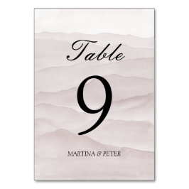 Abstrakt dammiga bordsnumret ro bröllop bordsnummer