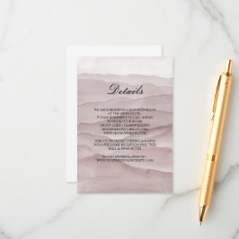 Abstrakt dammiga ro berg bröllop tilläggskort