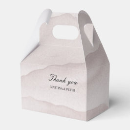 Abstrakt dammiga ro personlig bröllop presentaskar