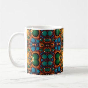 Abstrakt Dance of Oil on Vatten Kaffemugg