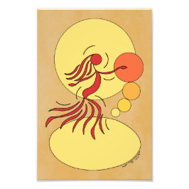 Abstrakt Dancer Fototryck