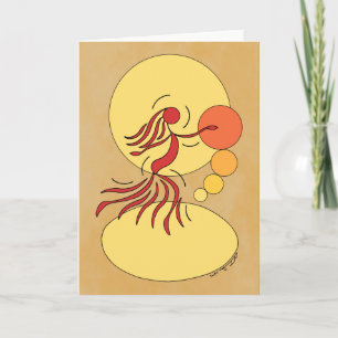 Abstrakt Dancer Kort
