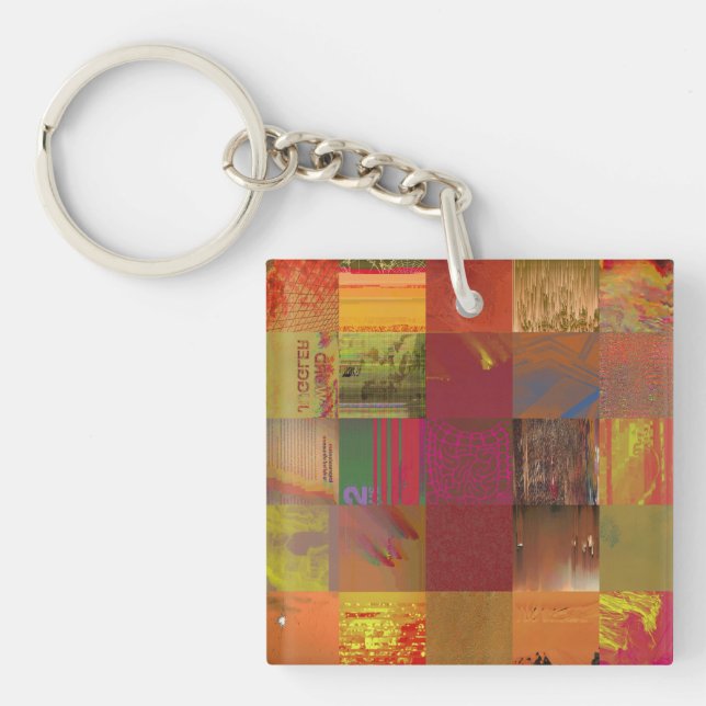 Abstrakt datakorruption Glitch Art Ordkarusell (Framsidan)