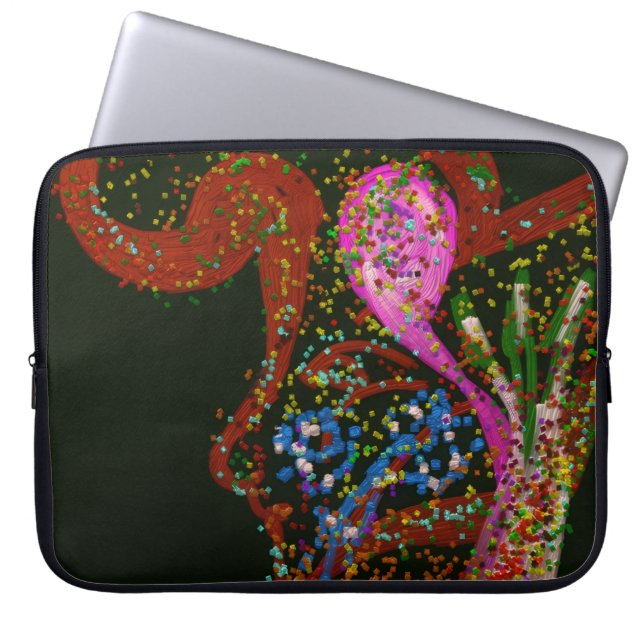 Abstrakt datorsylta laptop fodral (Framsidan)