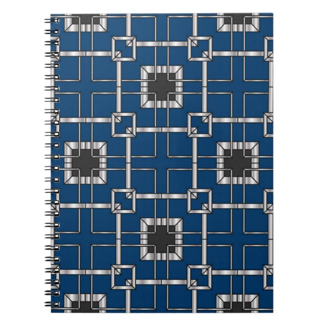 Abstrakt dekorativ vintage struktur. Illustration Anteckningsbok (Framsidan)