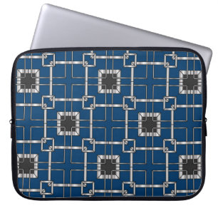 Abstrakt dekorativ vintage struktur. Illustration Laptop Fodral
