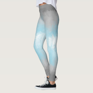 Abstrakt Demiboy Pride Flagga Leggings