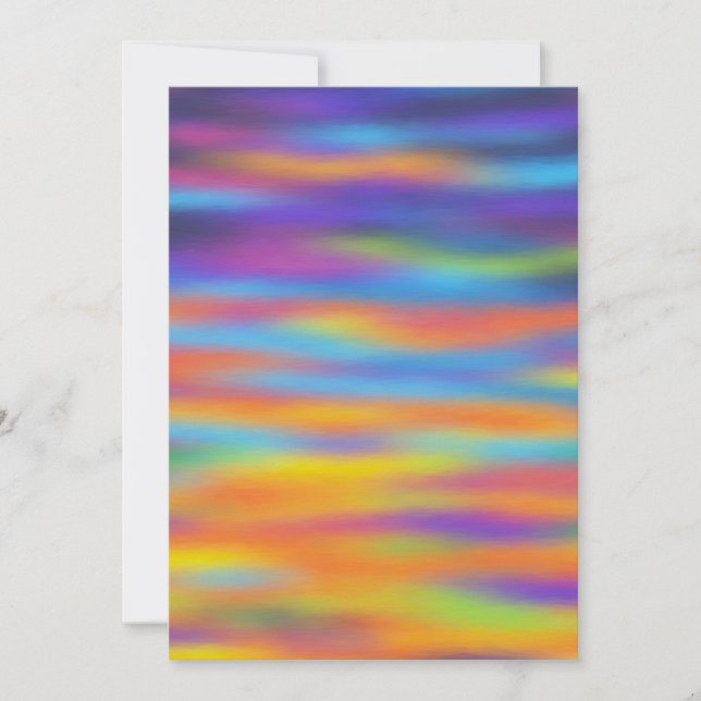 Abstrakt Desert Sunset Himlar Artwork (Framsida)