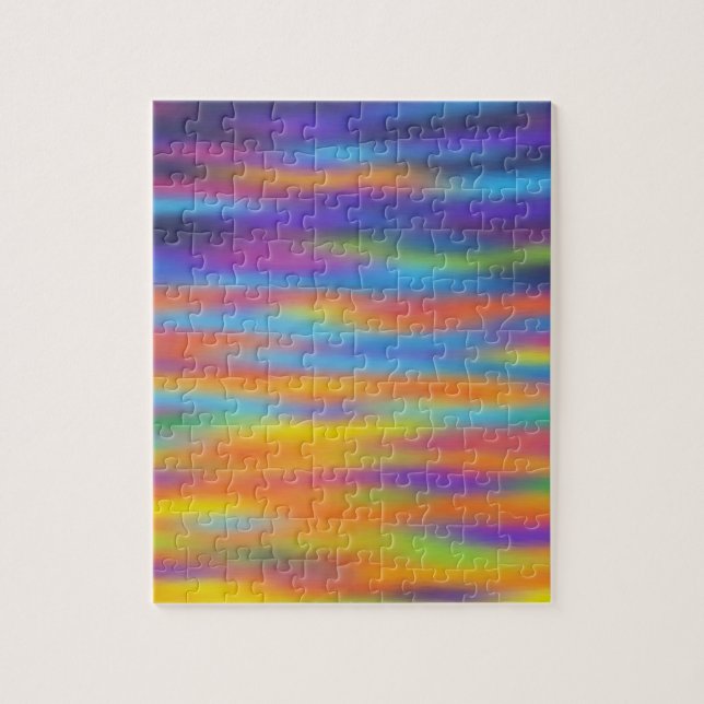 Abstrakt Desert Sunset Himlar Artwork Pussel (Vertikal)