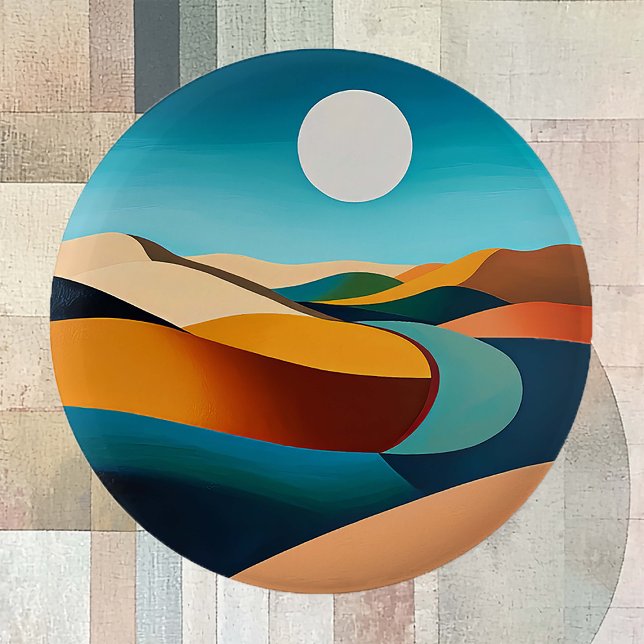 Abstrakt Desertscape Knapp (Skapare uppladdad)