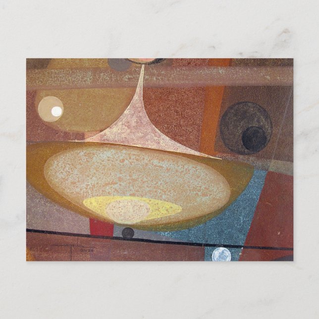 Abstrakt design 14X11 Vykort (Framsida)