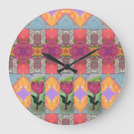 Abstrakt design 3 stor klocka