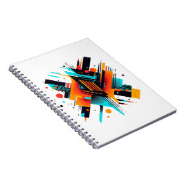 Abstrakt design anteckningsbok