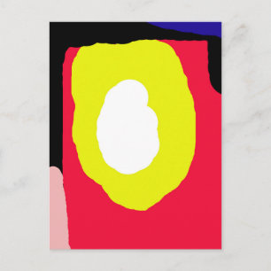 Abstrakt design av Moma Vykort