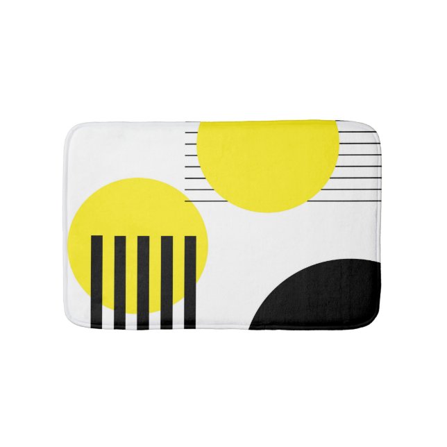 Abstrakt design badrumsmatta (Framsidan)