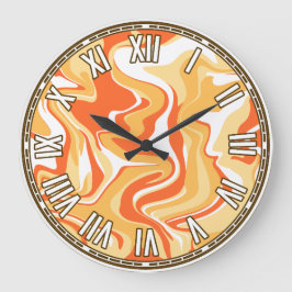 Abstrakt design - berikad efterrätt stor klocka