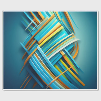 abstrakt design blå presentpapper