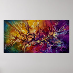 Abstrakt design c521 poster