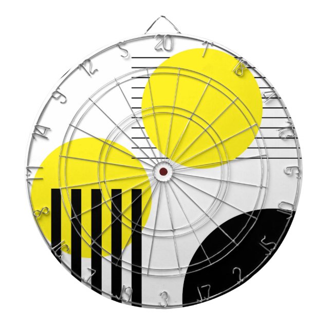 Abstrakt design darttavla (Framsidan)