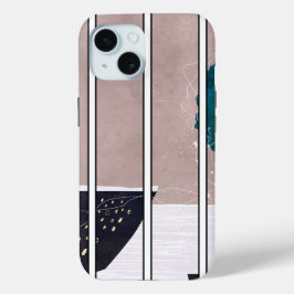 abstrakt design för iphone 15-fodral