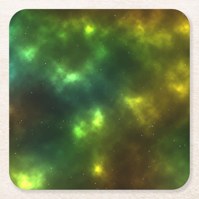 Abstrakt design för kosmiska rymdkonstellationer underlägg papper kvadrat (Framsidan)