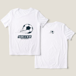Abstrakt design för partikelfotbollsturnering t shirt