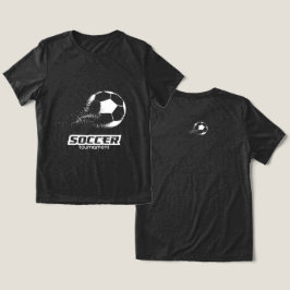 Abstrakt design för partikelfotbollsturnering t shirt