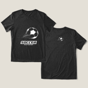 Abstrakt design för partikelfotbollsturnering t shirt