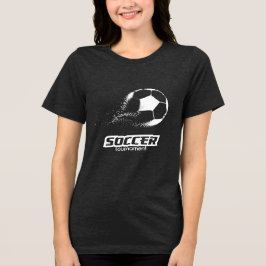 Abstrakt design för partikelfotbollsturnering t shirt