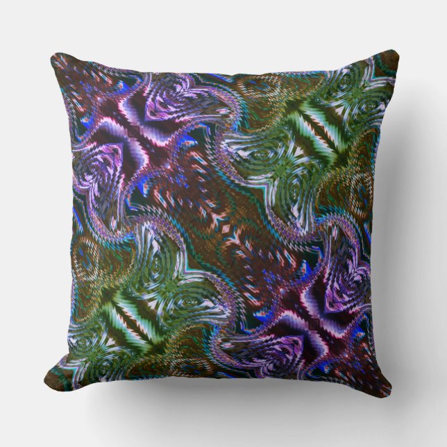 Abstrakt design från zigzag kudde (Framsida)