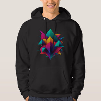 abstrakt design hoodie