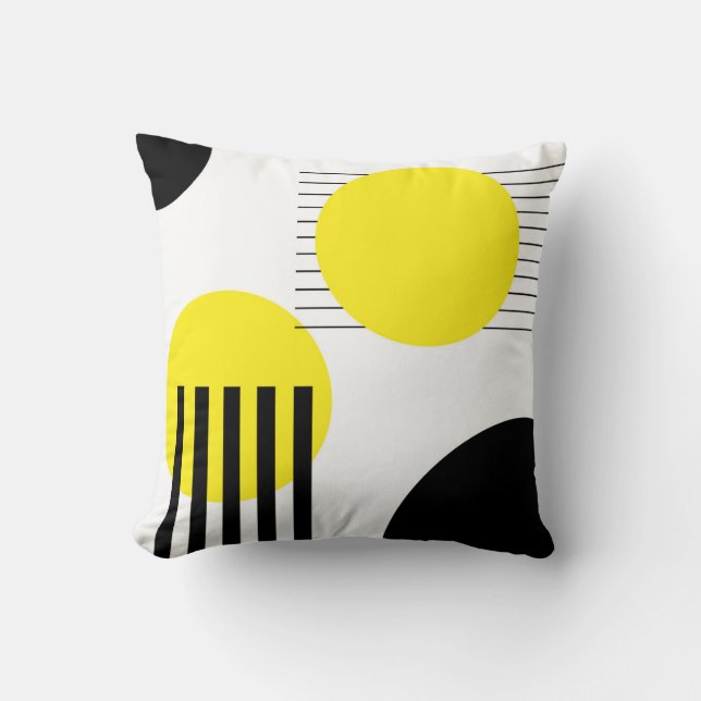 Abstrakt design kudde (Framsida)