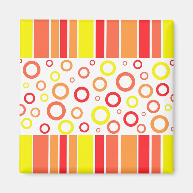 Abstrakt design magnet (Framsidan)