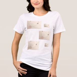 abstrakt design med geometriska former t shirt