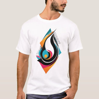 Abstrakt design - modern och Snyggt T Shirt