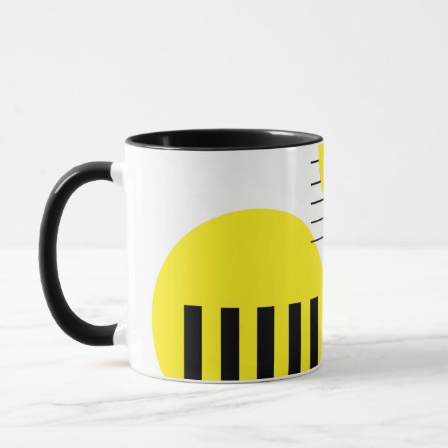 Abstrakt design mugg (Vänster)