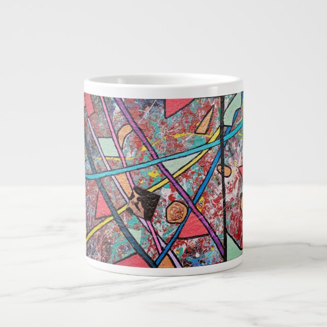 Abstrakt design, Mugg Jumbo Mugg (Framsidan)