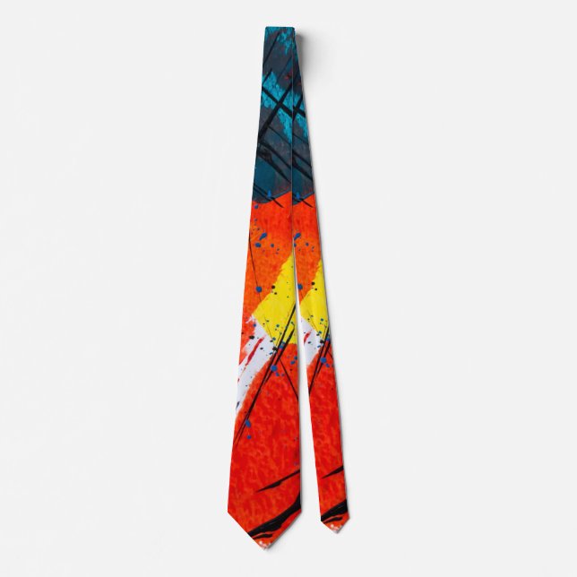Abstrakt design Neck Tie Slips (Framsida)