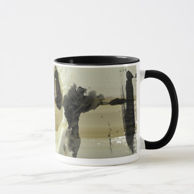Abstrakt design och randar mugg (Höger)