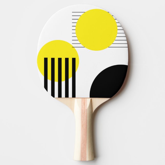 Abstrakt design pingisracket (Framsidan)