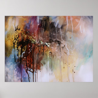 Abstrakt design poster