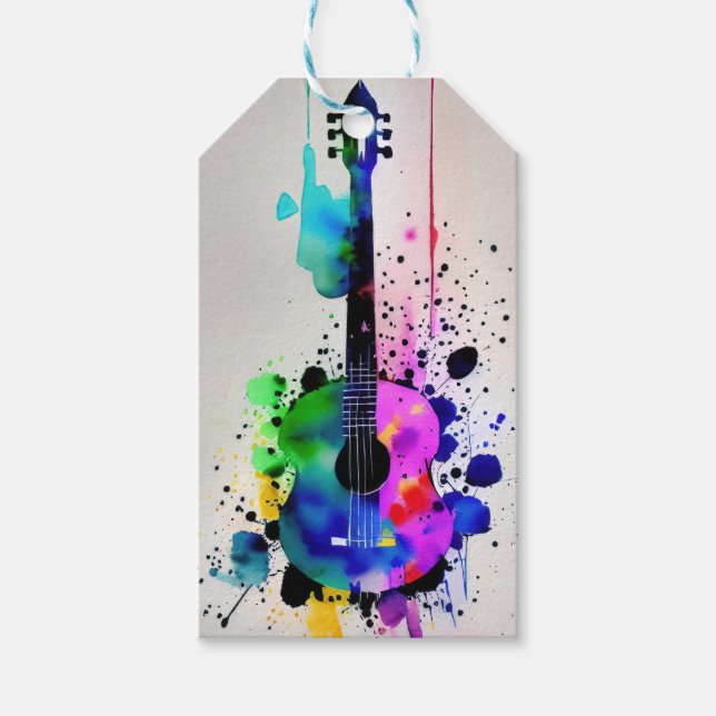 Abstrakt design presentetikett (Framsidan)