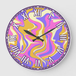 Abstrakt design - Solnedgång inspirerad Stor Klocka