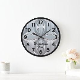 Abstrakt design stor klocka