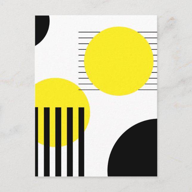 Abstrakt design vykort (Framsida)