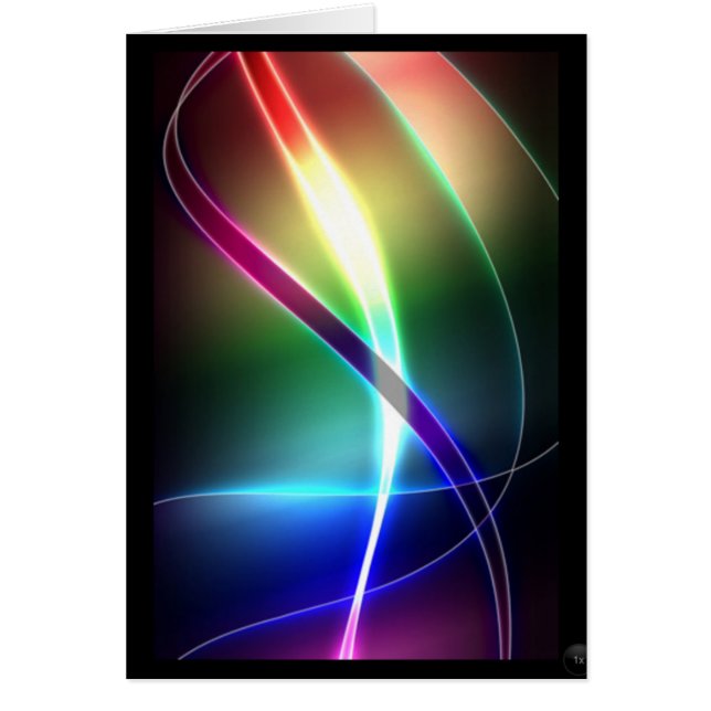 ABSTRAKT DESIGNER NOTECARES HÄLSNINGSKORT (Framsidan)